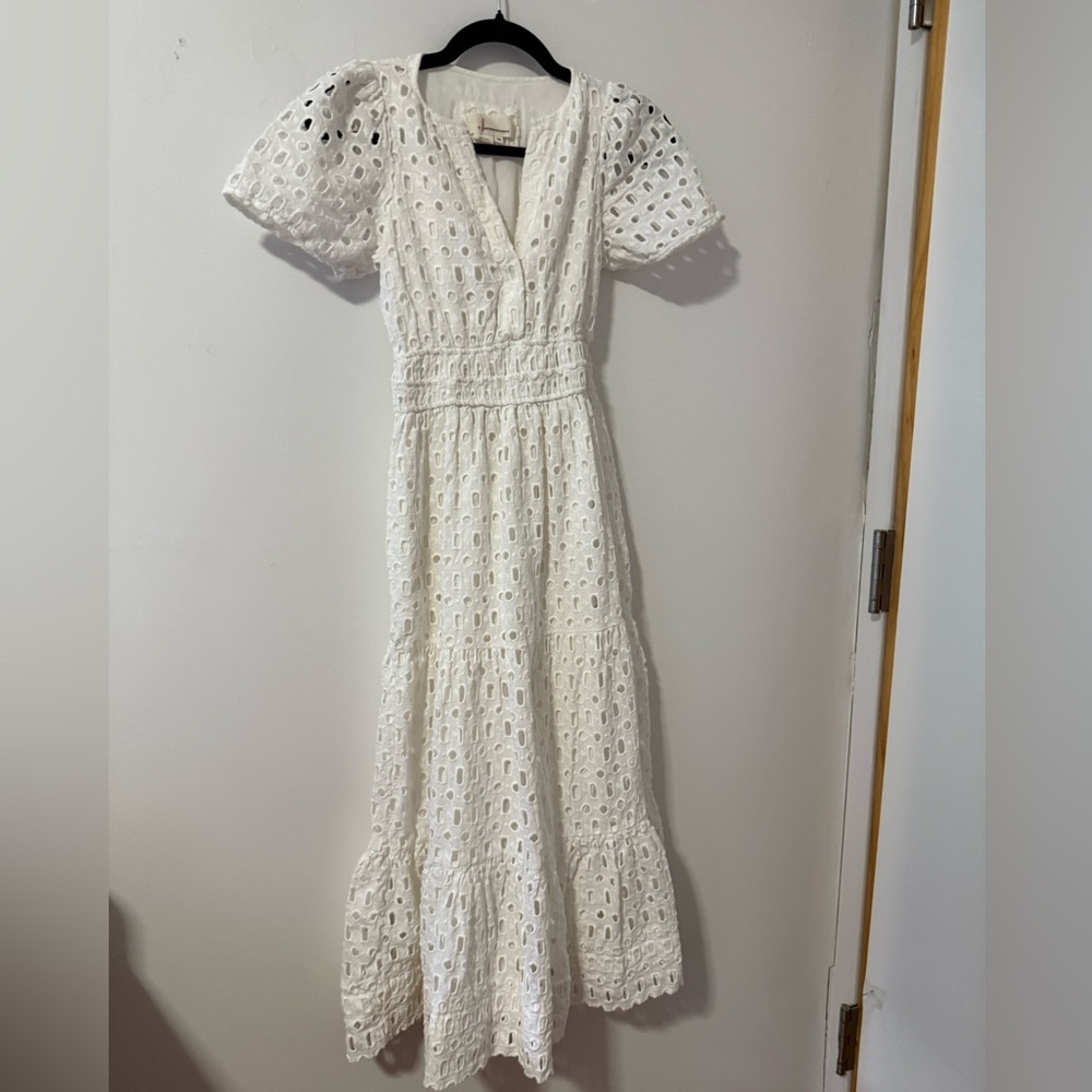 Anthropologie The Somerset Maxi Dress: Eyelet Edition - Picture 3 of 8